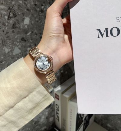 Cartier 28/33MM Imported Quartz Movement Fisheye Glass Watch